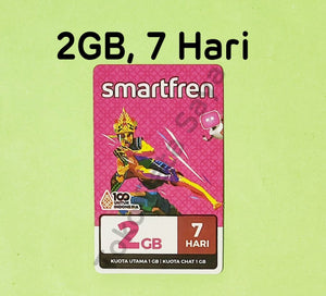 Voucher Kuota Data Smartfren 2GB, 7 Hari